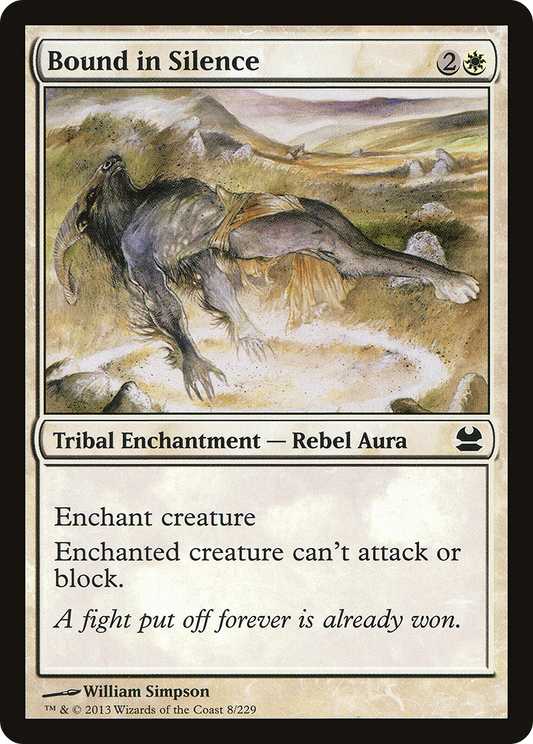 Bound in Silence (MMA-008) (Foil)