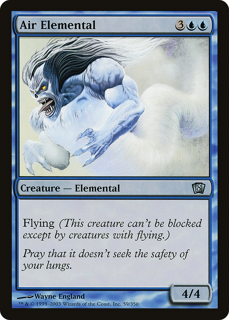 Air Elemental (8ED-59★) (Foil)