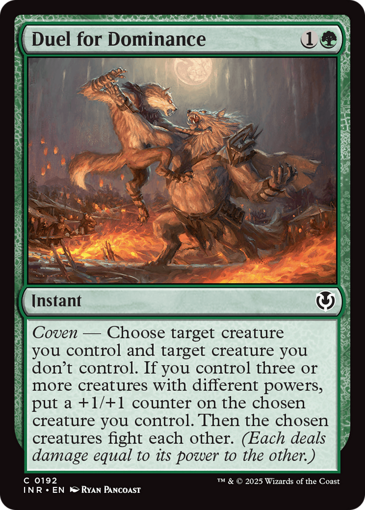 Duel for Dominance (INR-192) (Foil)