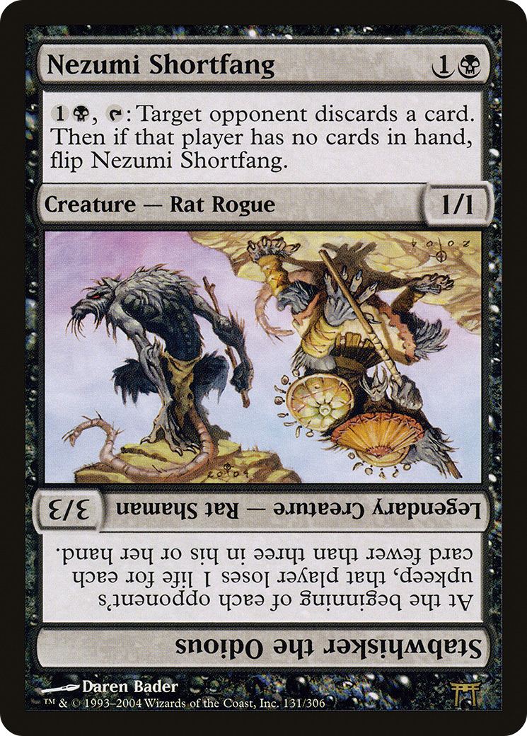 Nezumi Shortfang // Stabwhisker the Odious (CHK-131)