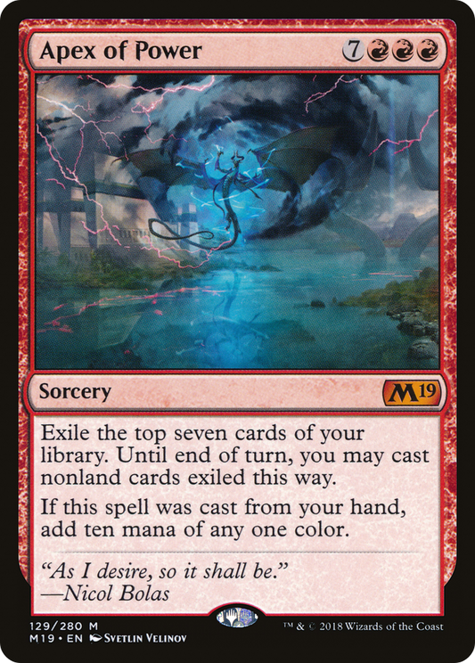 Apex of Power (M19-129) (Foil)