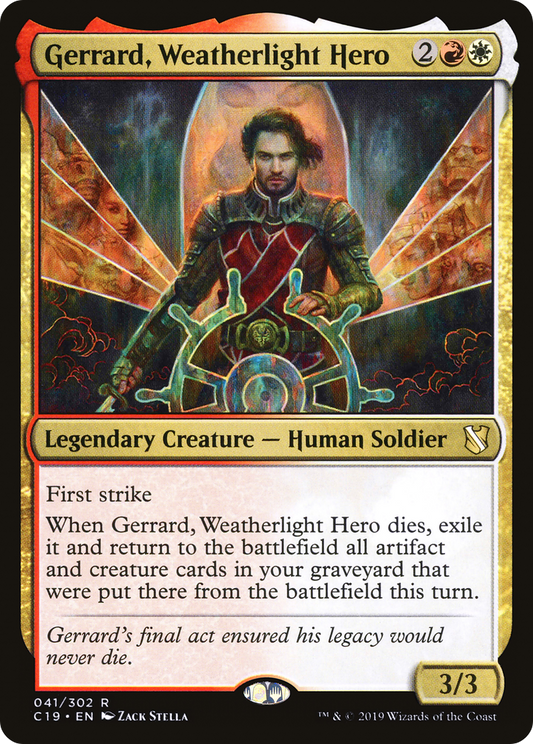 Gerrard, Weatherlight Hero (C19-041)