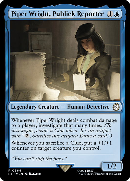 Piper Wright, Publick Reporter (PIP-564) (Surge Foil)