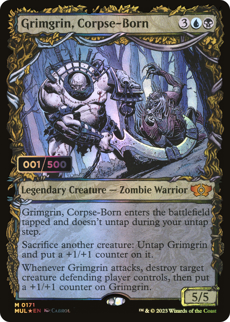 Grimgrin, Corpse-Born (MUL-171Z) (Showcase) (Foil) (Serialized)