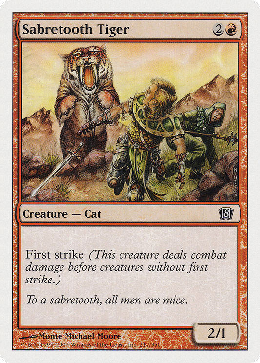 Sabretooth Tiger (8ED-217)