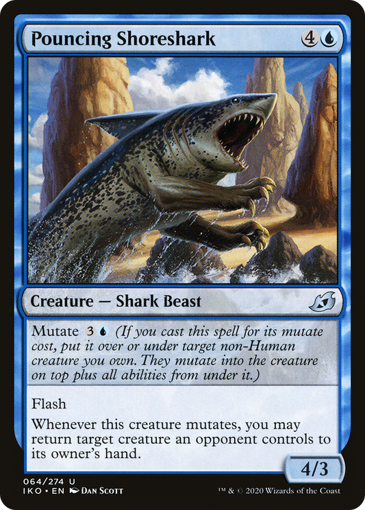 Pouncing Shoreshark (IKO-064) (Foil)