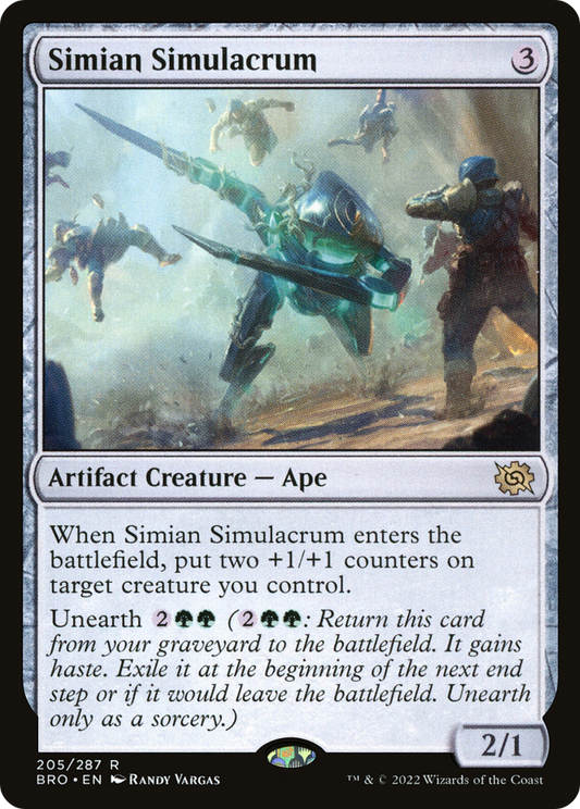 Simian Simulacrum (BRO-205) (Foil)
