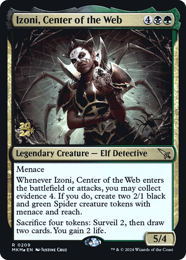 Izoni, Center of the Web (PRE-209S) (Foil)