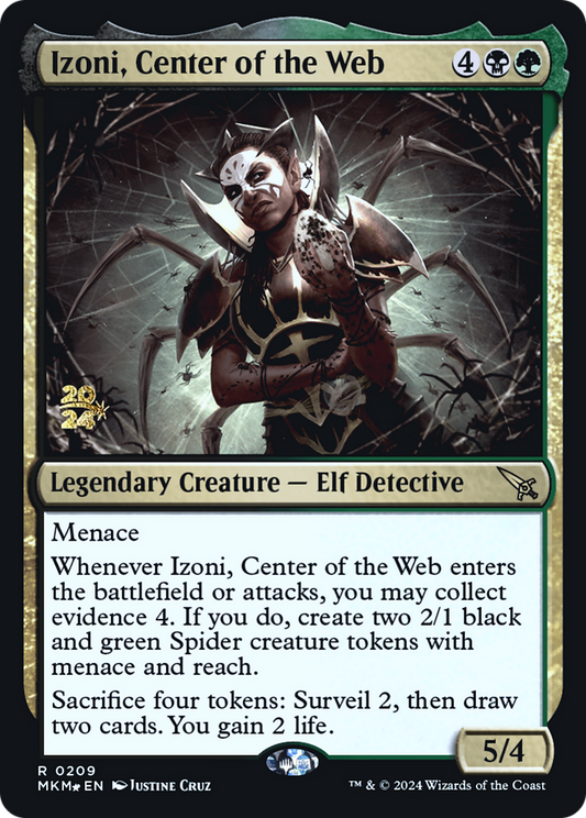Izoni, Center of the Web (PRE-209S) (Foil)
