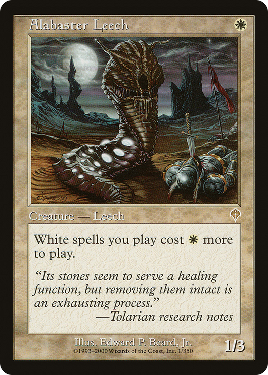 Alabaster Leech (INV-001) (Foil)