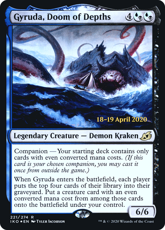 Gyruda, Doom of Depths (PRE-221S) (Foil)