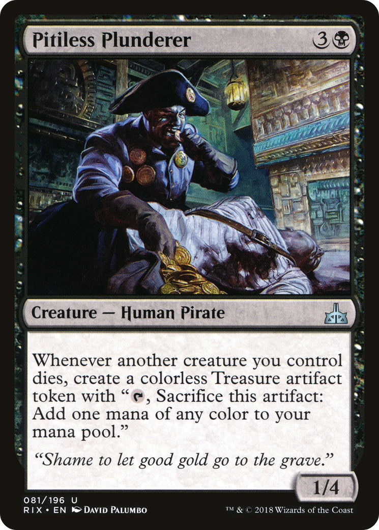 Pitiless Plunderer (RIX-081) (Foil)