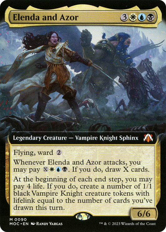Elenda and Azor (MOC-090) (Extended Art) (Foil)