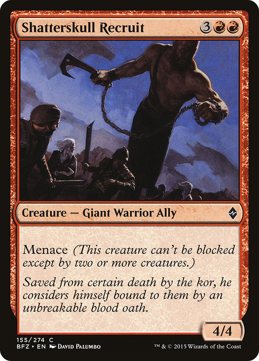 Shatterskull Recruit (BFZ-155) (Foil)