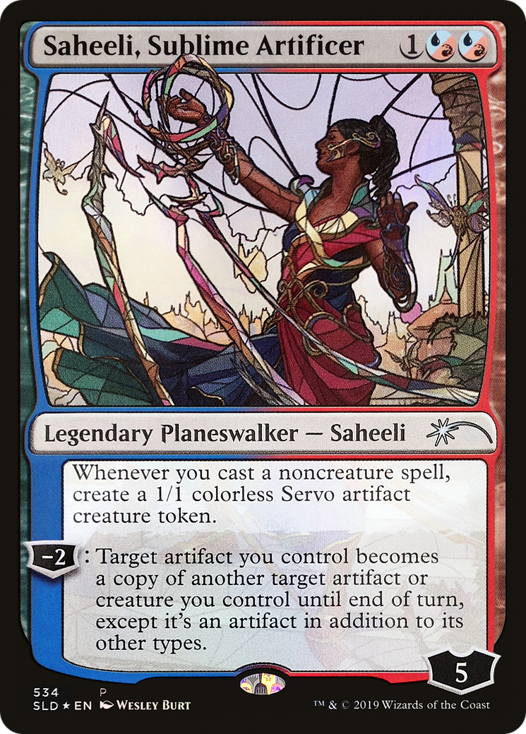 Saheeli, Sublime Artificer (SLD-534) (Foil)