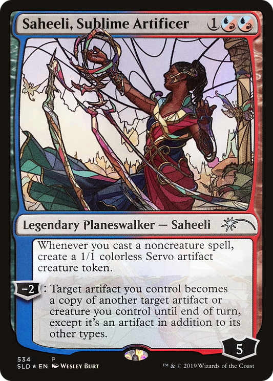 Saheeli, Sublime Artificer (SLD-534) (Foil)