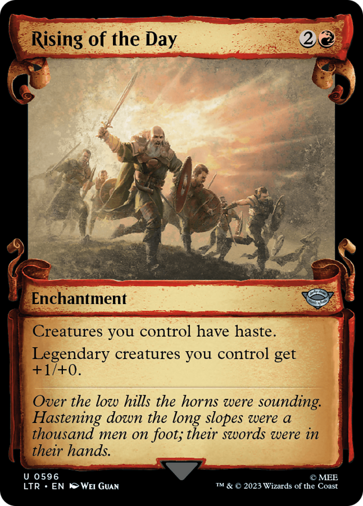 Rising of the Day (LTR-596) (Showcase) (Scroll)