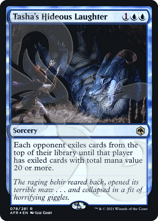 Tasha's Hideous Laughter (AFR&-78A) (Foil)