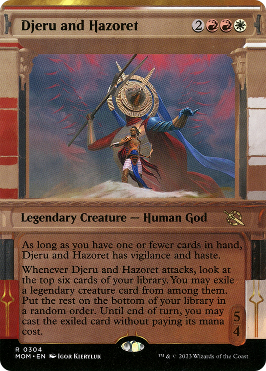 Djeru and Hazoret (MOM-304) (Showcase) (Borderless)