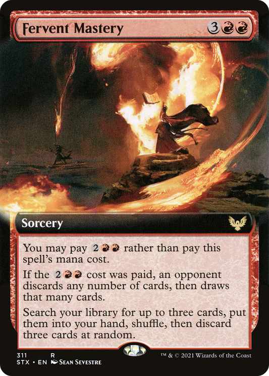 Fervent Mastery (STX-311) (Extended Art)