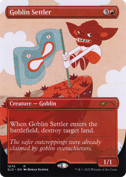Goblin Settler (SLD-1076) (Borderless) (Foil)