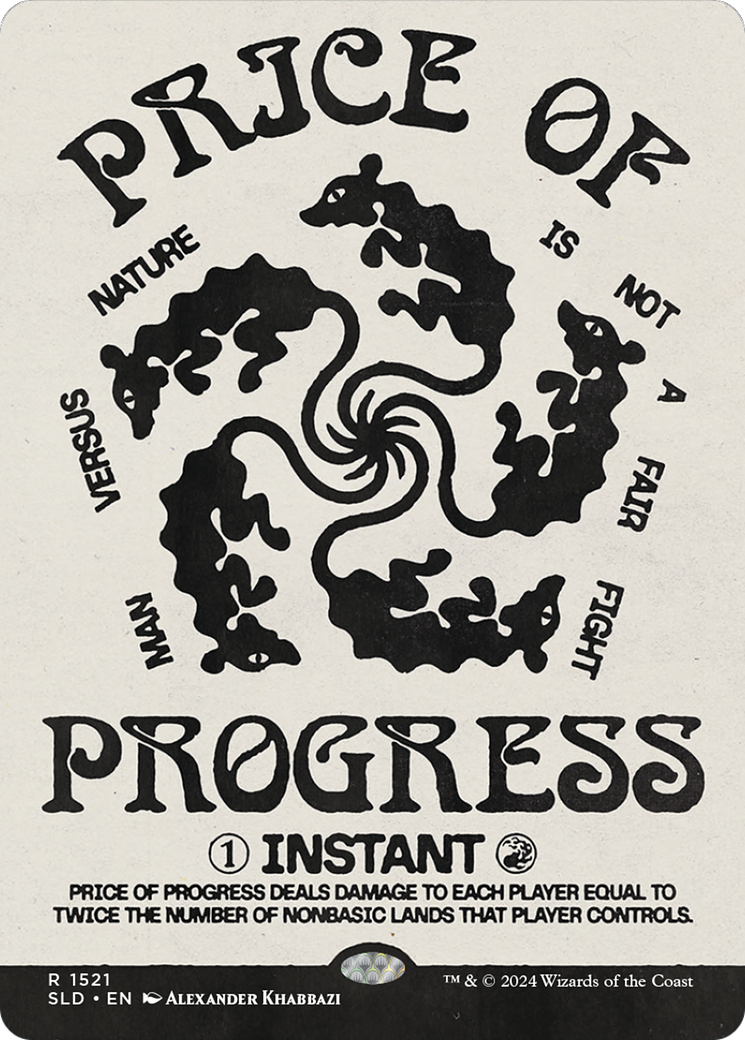 Price of Progress (SLD-1521) (Showcase) (Borderless)