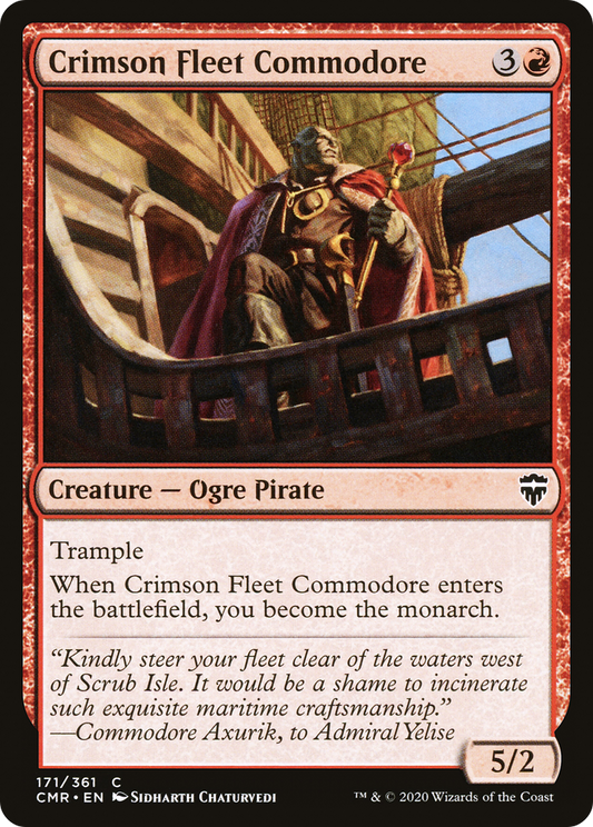 Crimson Fleet Commodore (CMR-171) (Foil)