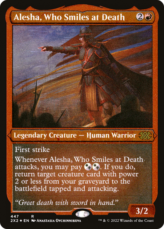 Alesha, Who Smiles at Death (2X2-447) (Etched Foil)