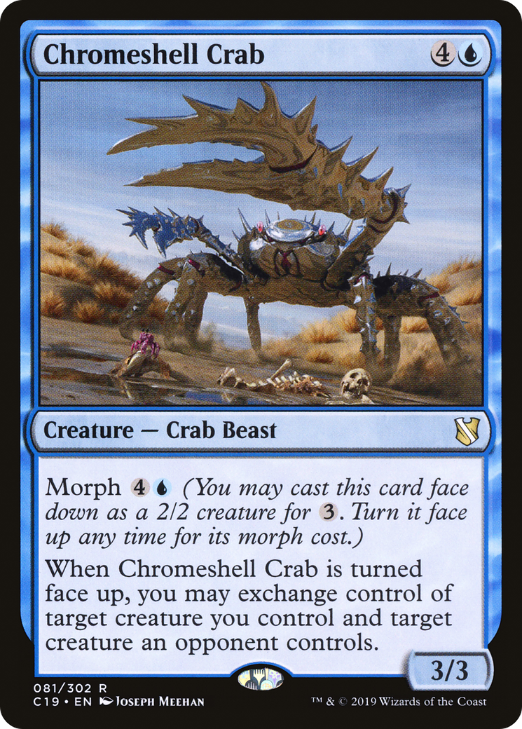 Chromeshell Crab (C19-081)