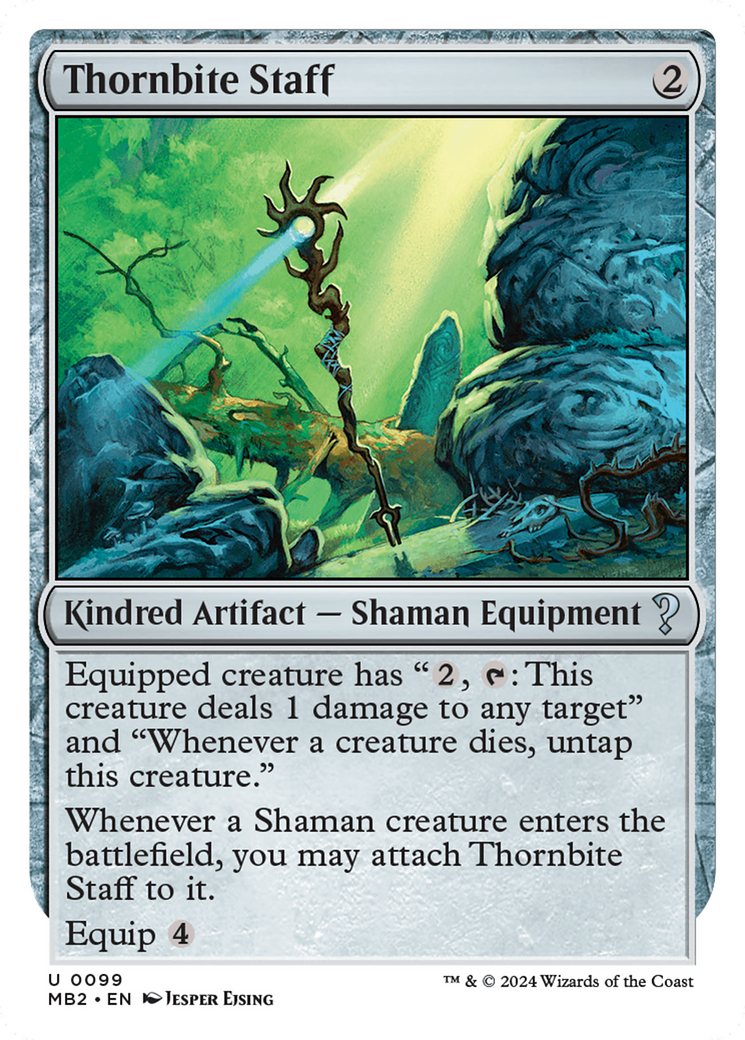 Thornbite Staff (MB2-099)