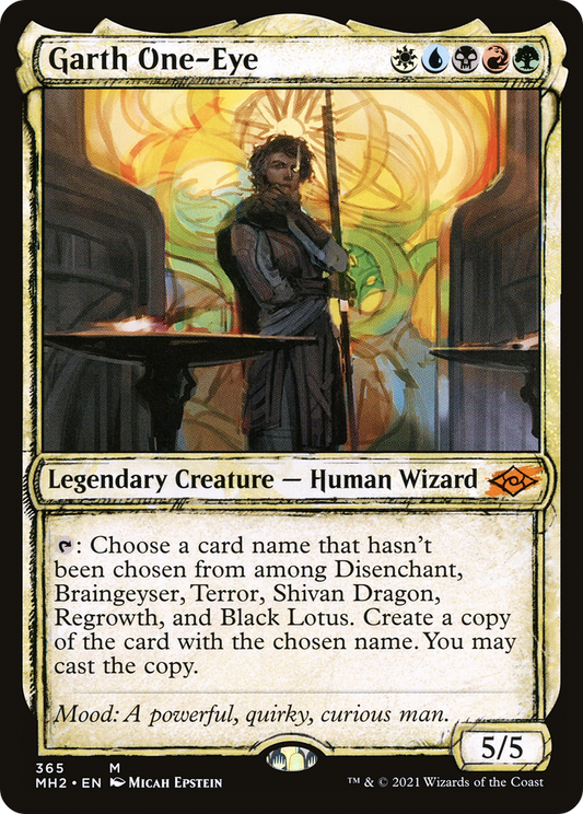 Garth One-Eye (MH2-365) (Showcase) (Foil)