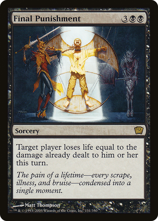 Final Punishment (9ED-131★) (Foil)