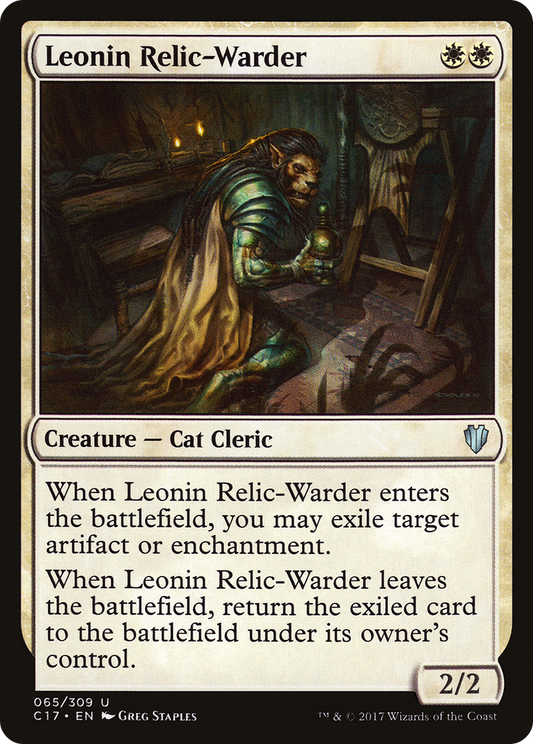 Leonin Relic-Warder (C17-065)