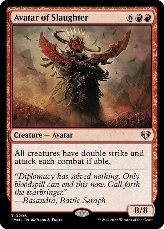 Avatar of Slaughter (CMM-206) (Foil)