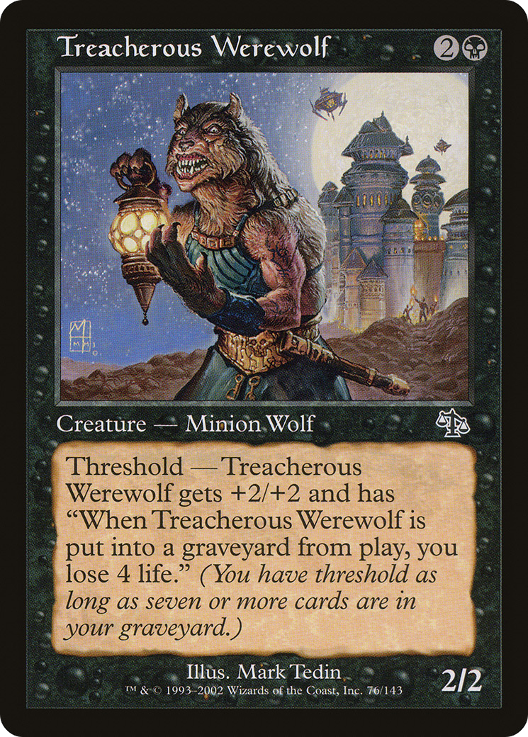 Treacherous Werewolf (JUD-076) (Foil)