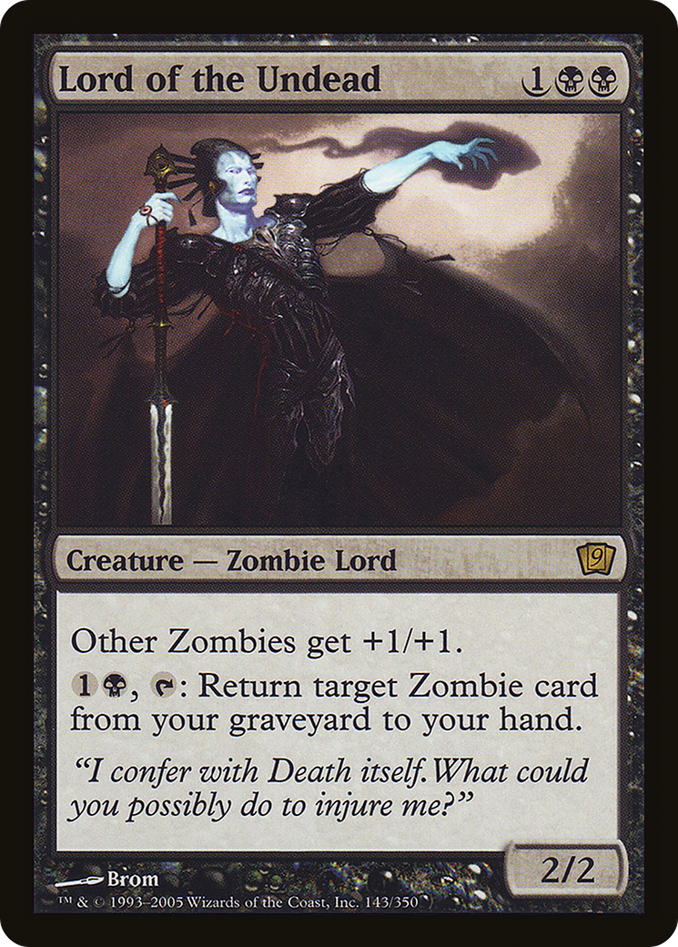 Lord of the Undead (9ED-143★) (Foil)