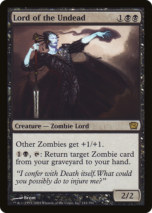 Lord of the Undead (9ED-143★) (Foil)