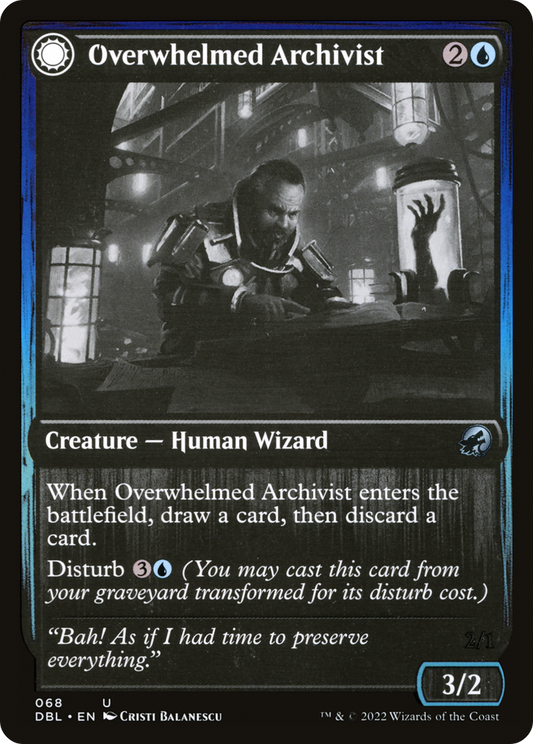 Overwhelmed Archivist // Archive Haunt (DBL-068)