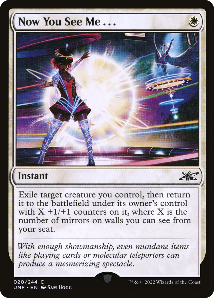 Now You See Me . . . (UNF-020) (Foil)