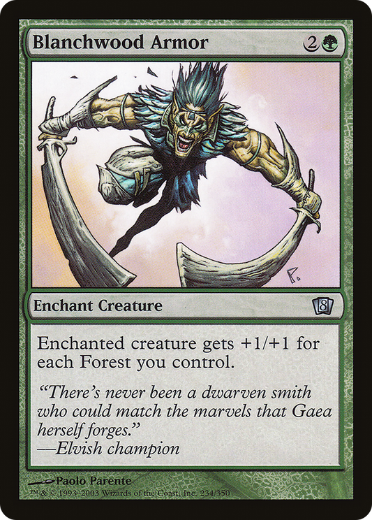 Blanchwood Armor (8ED-234★) (Foil)