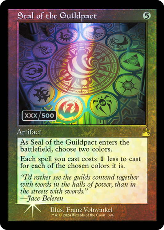 Seal of the Guildpact (RVR-394Z) (Foil) (Serialized)