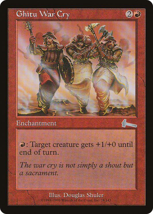 Ghitu War Cry (ULG-078) (Foil)