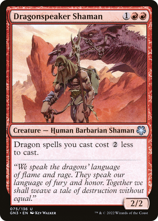 Dragonspeaker Shaman (GN3-075)