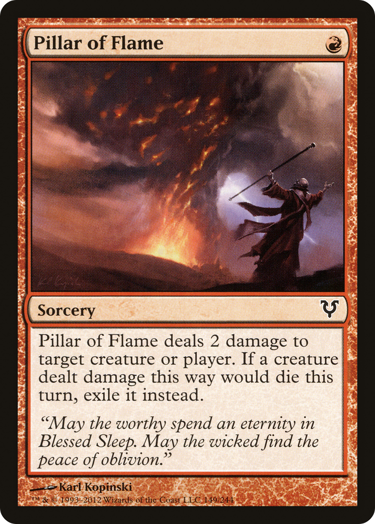 Pillar of Flame (AVR-149) (Foil)