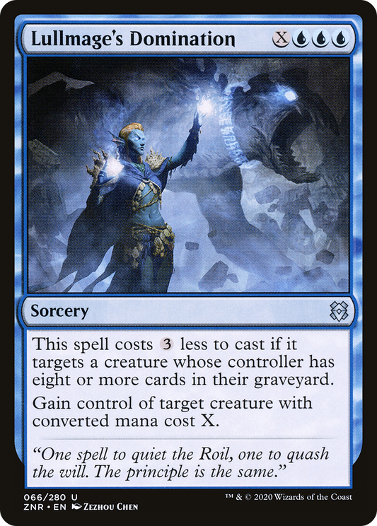 Lullmage's Domination (ZNR-066) (Foil)