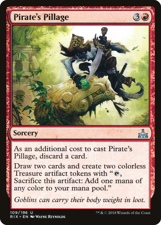 Pirate's Pillage (RIX-109) (Foil)