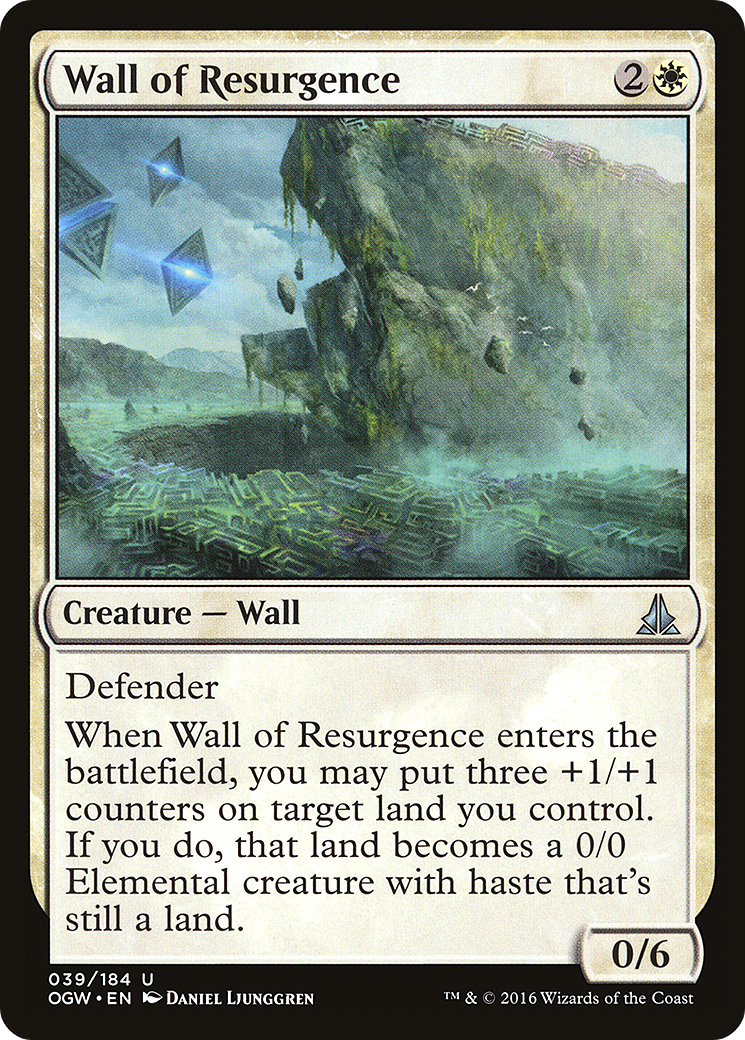 Wall of Resurgence (OGW-039) (Foil)