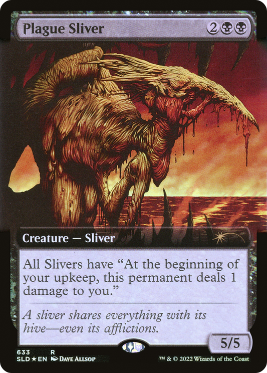 Plague Sliver (SLD-633) (Extended Art) (Foil)
