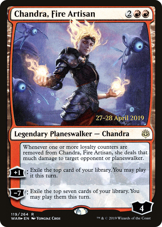 Chandra, Fire Artisan (PRE-119S) (Foil)