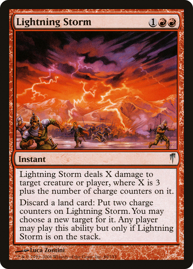 Lightning Storm (CSP-089) (Foil)